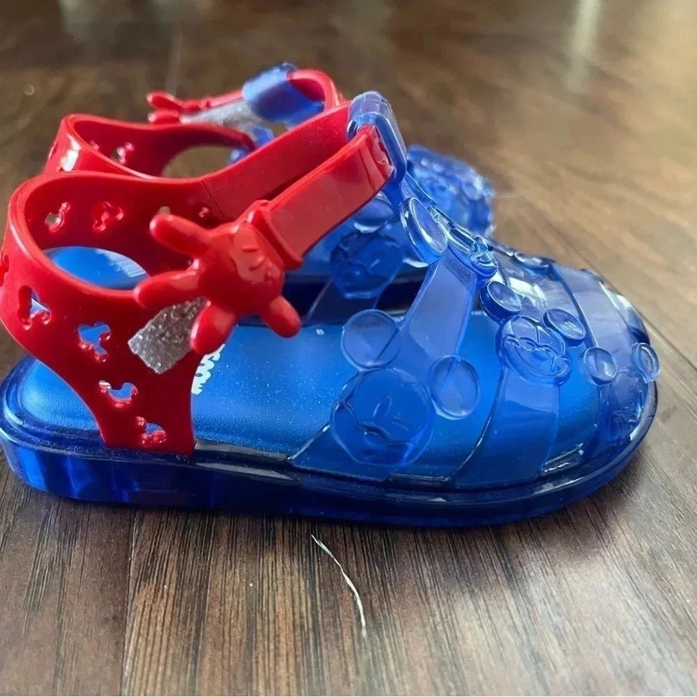 Mini Melissa Mickey Mouse Rubber Sandals-size 5 NWOT